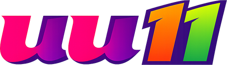 Logo uu11 nền xanh lá mint
